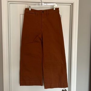 Madewell Wide Leg cropped Pant